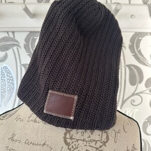Love Your Melon Black Knit Beanie